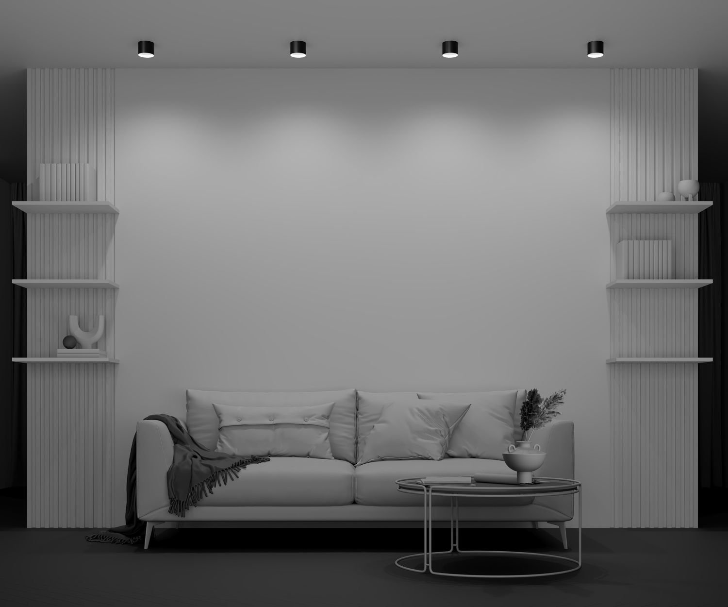 Maytoni Technical Glam Потолочный светильник цвет: черный C096CL-GX53-B