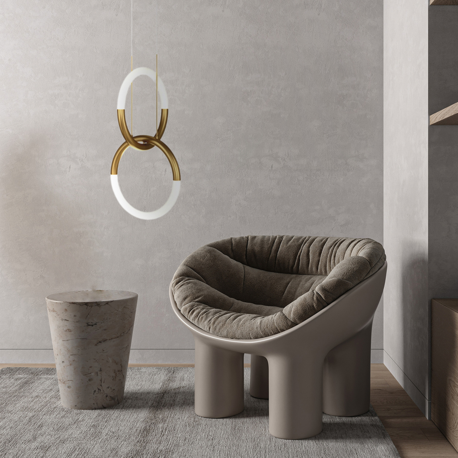 Maytoni Modern Node Подвесной светильник цвет: золото MOD165PL-L18G3K