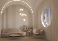 Maytoni Modern Node Подвесной светильник цвет: золото MOD165PL-L18G3K