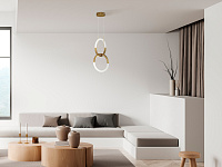 Maytoni Modern Node Подвесной светильник цвет: золото MOD165PL-L18G3K