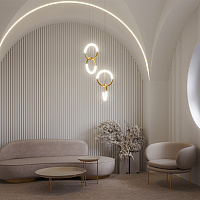 Maytoni Modern Node Подвесной светильник цвет: золото MOD165PL-L18G3K