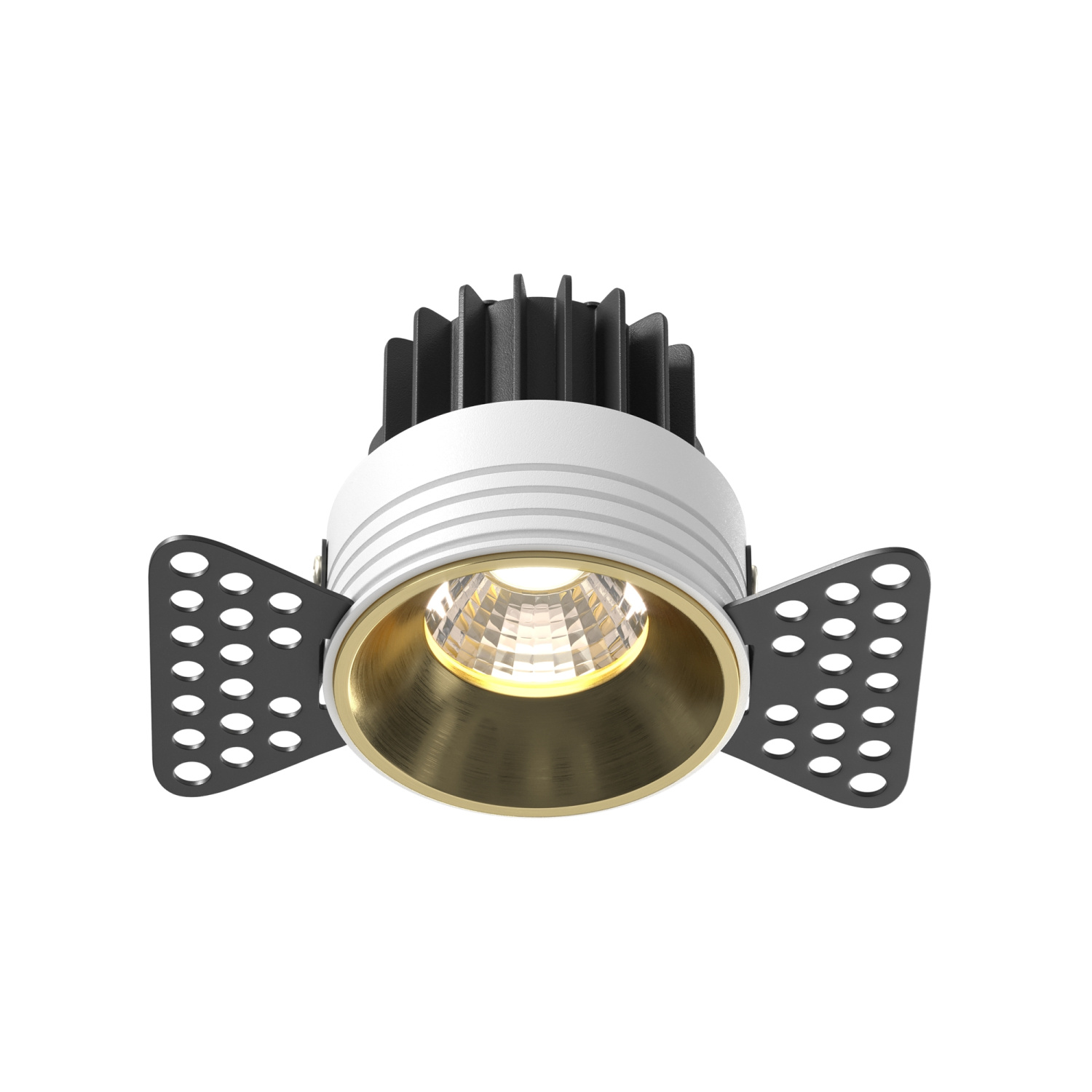 Maytoni Technical Round Встраиваемый светильник цвет: латунь DL058-7W4K-TRS-BS