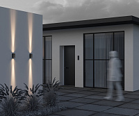 Maytoni Outdoor Shell Настенный светильник (бра) цвет: черный O570WL-L10B3K