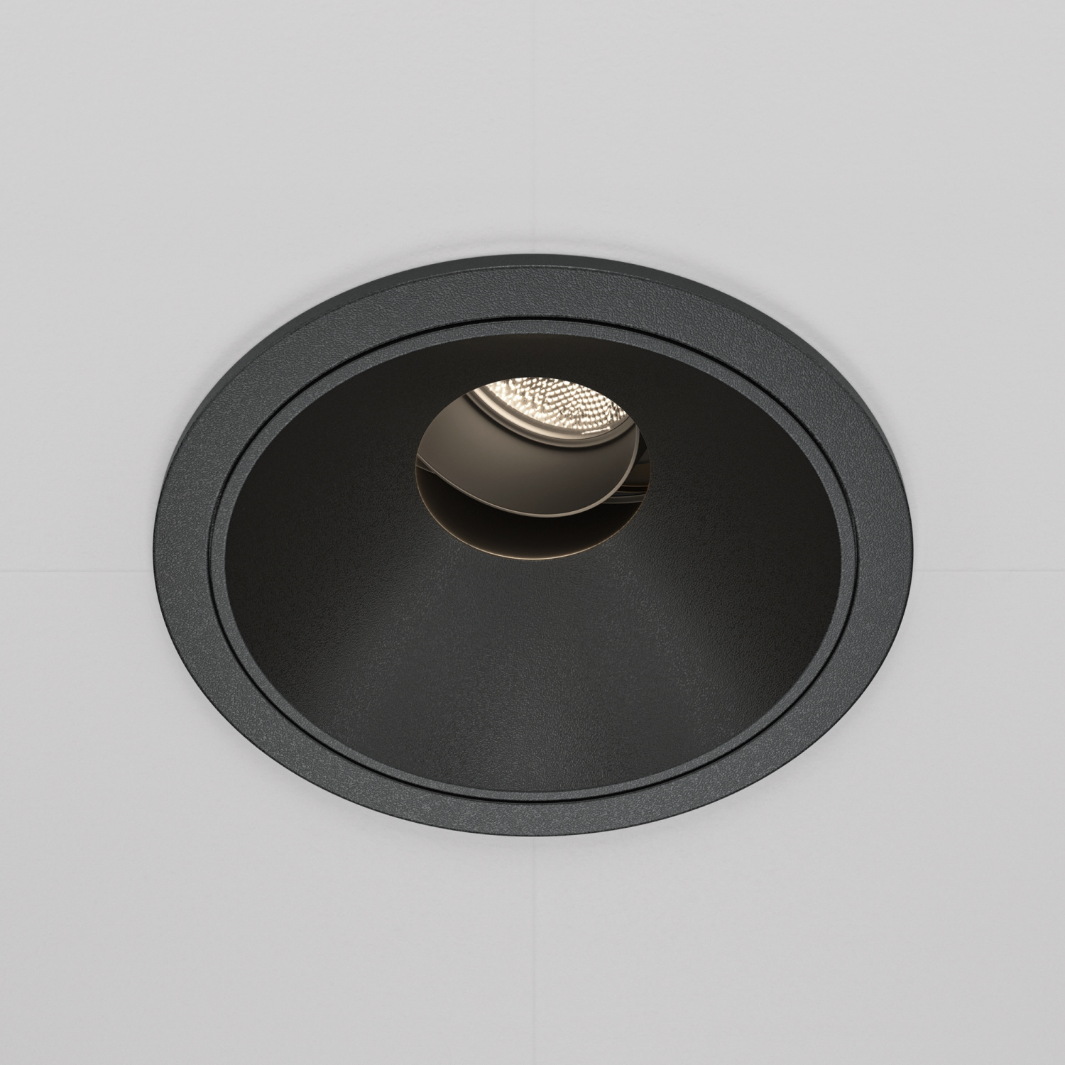 Maytoni Technical Wise Встраиваемый светильник цвет: черный DL057-10W4K-B