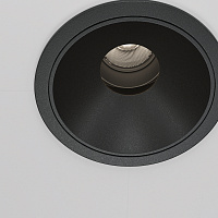 Maytoni Technical Wise Встраиваемый светильник цвет: черный DL057-10W4K-B