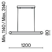 Maytoni Modern Motion Подвесной светильник цвет: белый MOD276PL-L40W3K