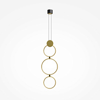 Maytoni Modern Link Подвесной светильник цвет: черный и латунь MOD357PL-L20BS3K