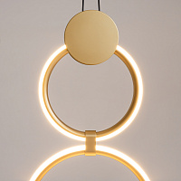 Maytoni Modern Link Подвесной светильник цвет: черный и латунь MOD357PL-L20BS3K