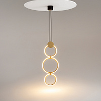 Maytoni Modern Link Подвесной светильник цвет: черный и латунь MOD357PL-L20BS3K