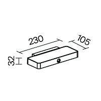 Maytoni Outdoor Pir Настенный светильник (бра) цвет: графит OSL456WL-L2GF3K