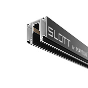 Maytoni Technical Busbar trunkings Exility Шинопровод встраиваемый для натяж. потолка цвет: черный TRX034D-422B