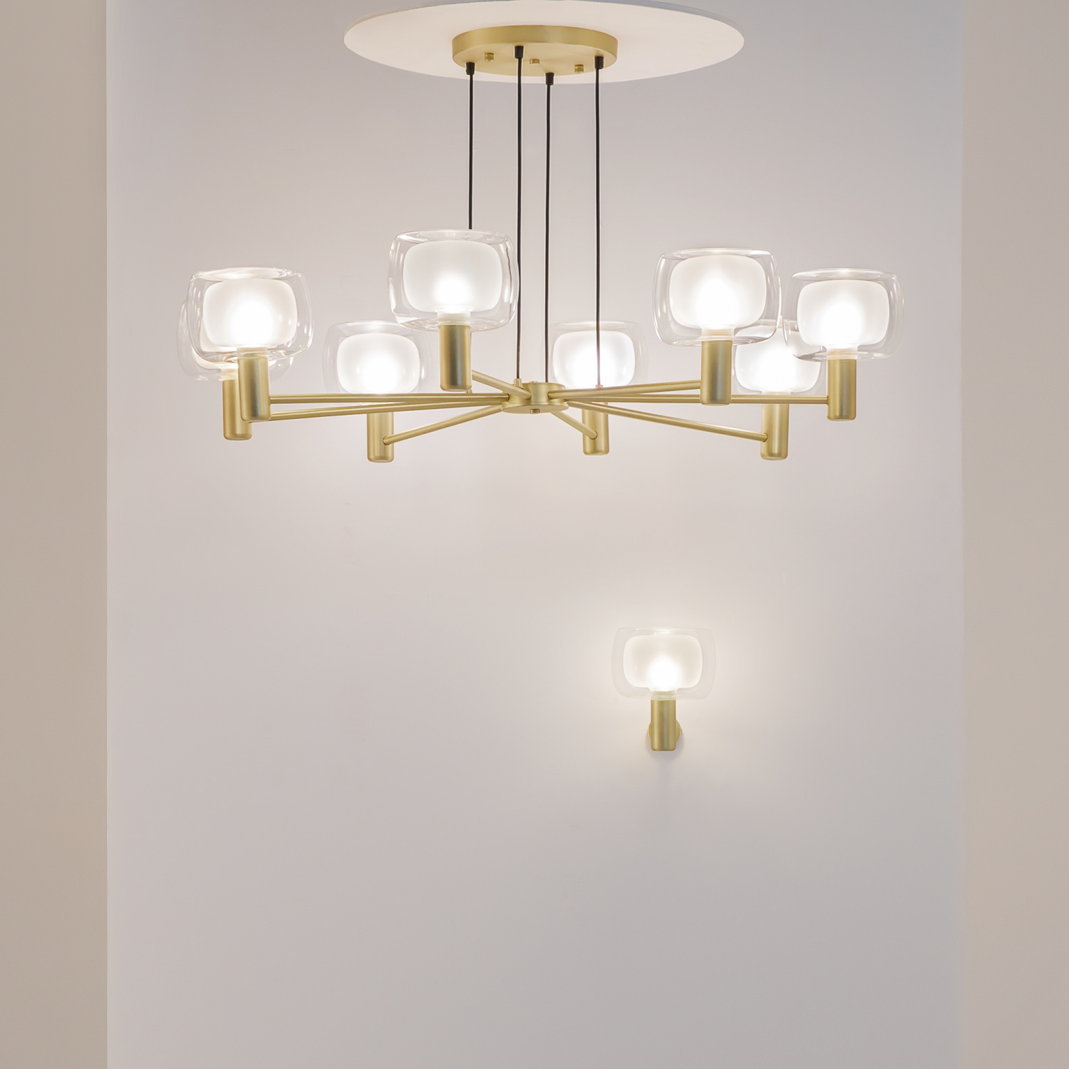 Maytoni Modern Vision Подвесной светильник цвет: золото MOD411PL-08G