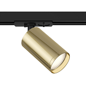 Maytoni Technical Focus S Трековый светильник цвет: черный с золотом TR020-1-U-GU10-BG