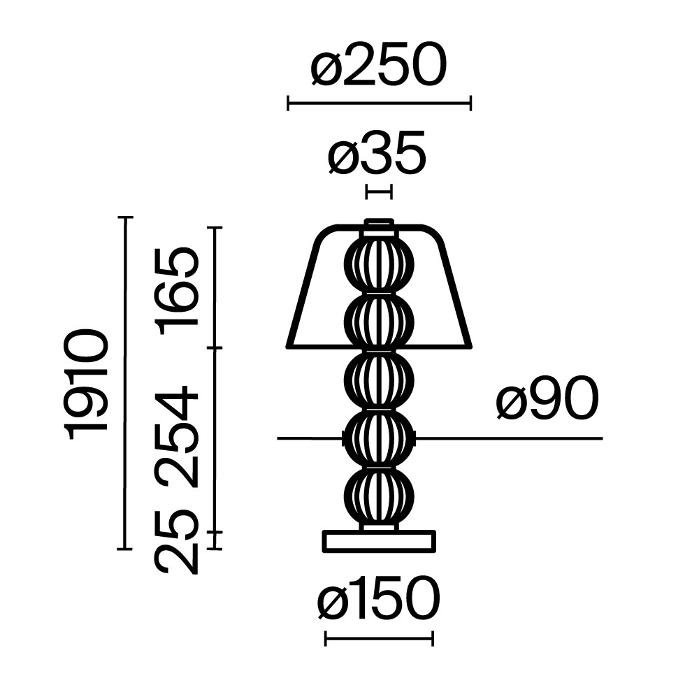 Maytoni Modern Amulet Настольный светильник цвет: золото MOD555TL-L8G3K