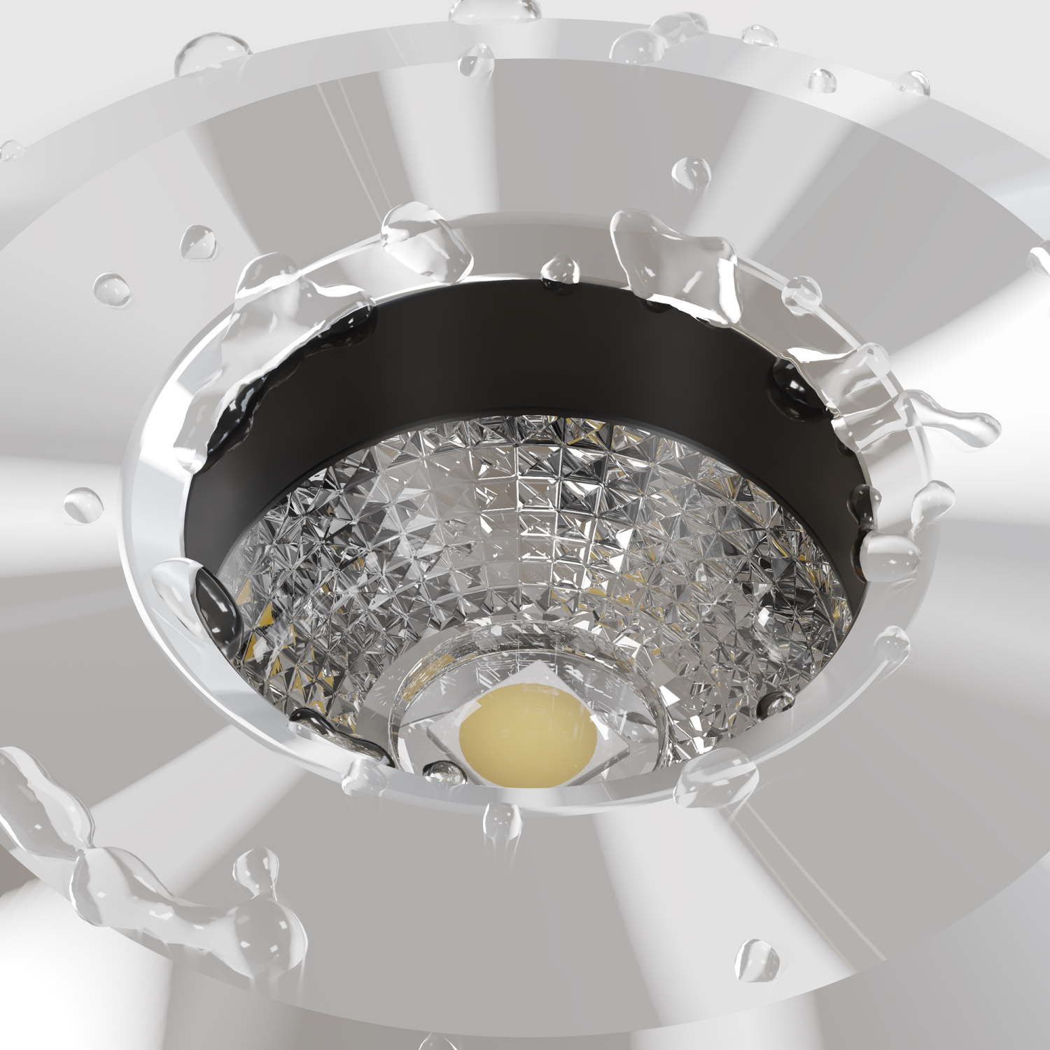 Maytoni Outdoor Flash Встраиваемый светильник цвет: серебро O044DL-L1S3K2