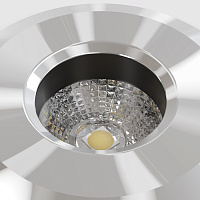 Maytoni Outdoor Flash Встраиваемый светильник цвет: серебро O044DL-L1S3K2