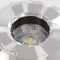 Maytoni Outdoor Flash Встраиваемый светильник цвет: серебро O044DL-L1S3K2