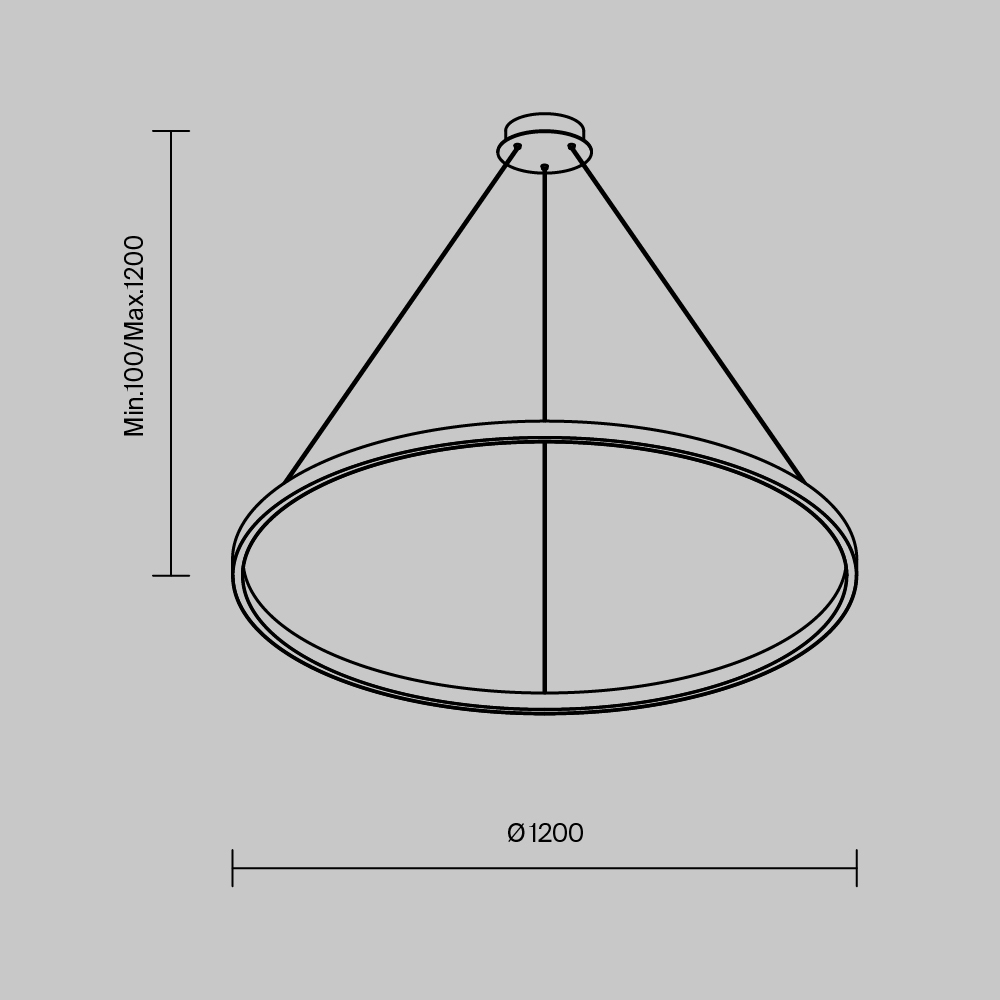 Maytoni Modern Rim Подвесной светильник цвет: белый MOD058PL-L65WK
