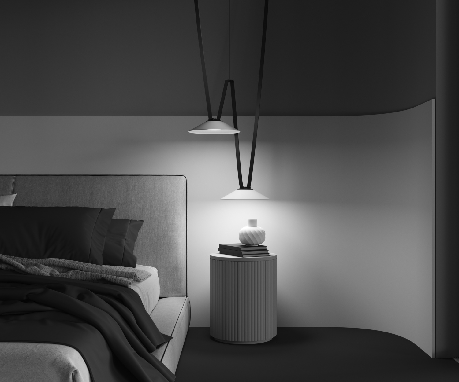 Maytoni Technical Campana Подвесной светильник цвет: черный TR127B-12W4K-W