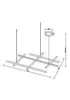 Maytoni Modern Radiance Подвесной светильник цвет: золото MOD278PL-L86G3K