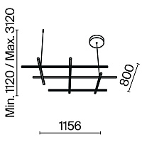 Maytoni Modern Radiance Подвесной светильник цвет: золото MOD278PL-L86G3K