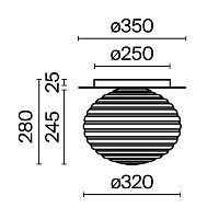Maytoni Modern Reels Потолочный светильник цвет: черный MOD268CL-01B
