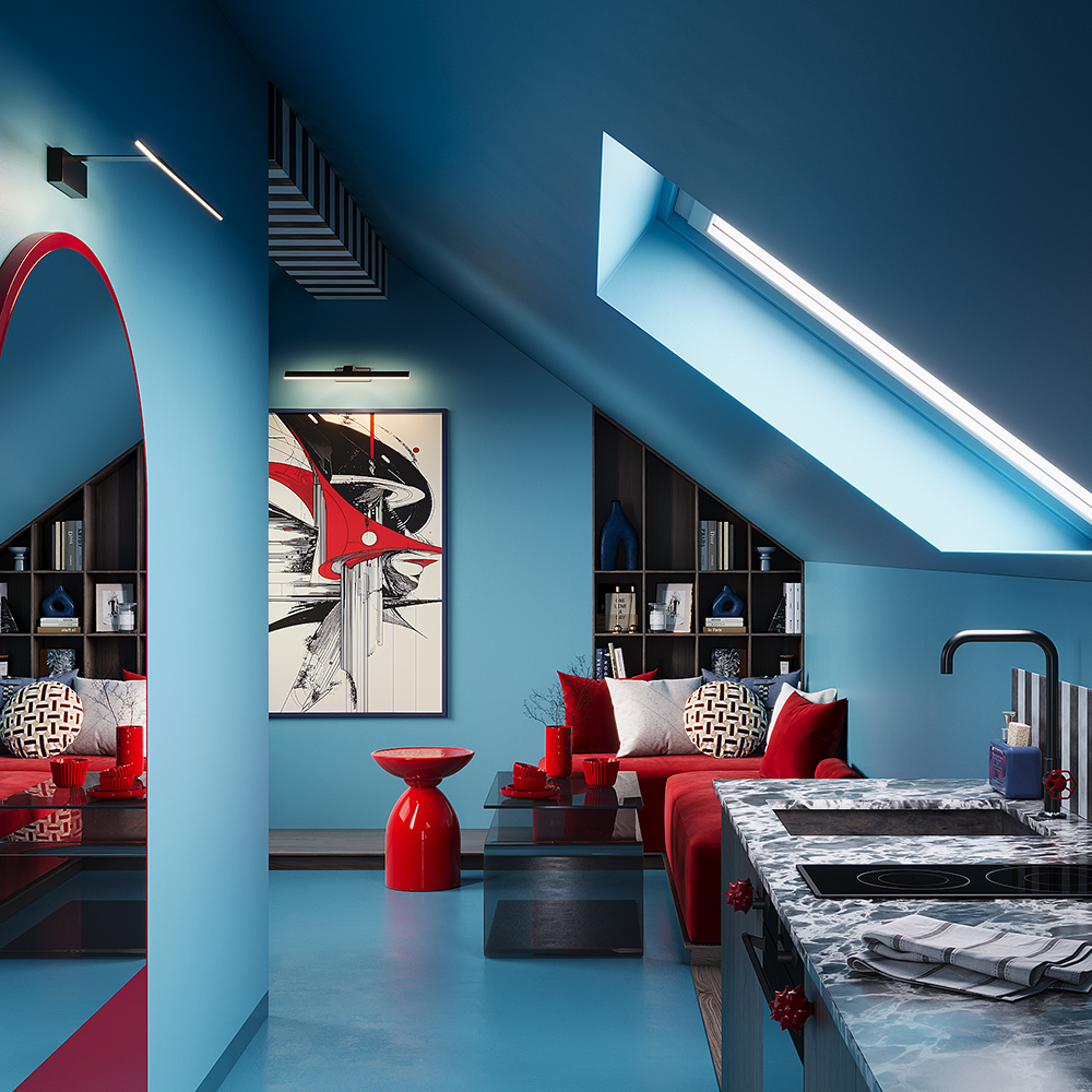 Maytoni Modern Decart Подсветка цвет: черный MIR010WL-L12B4K