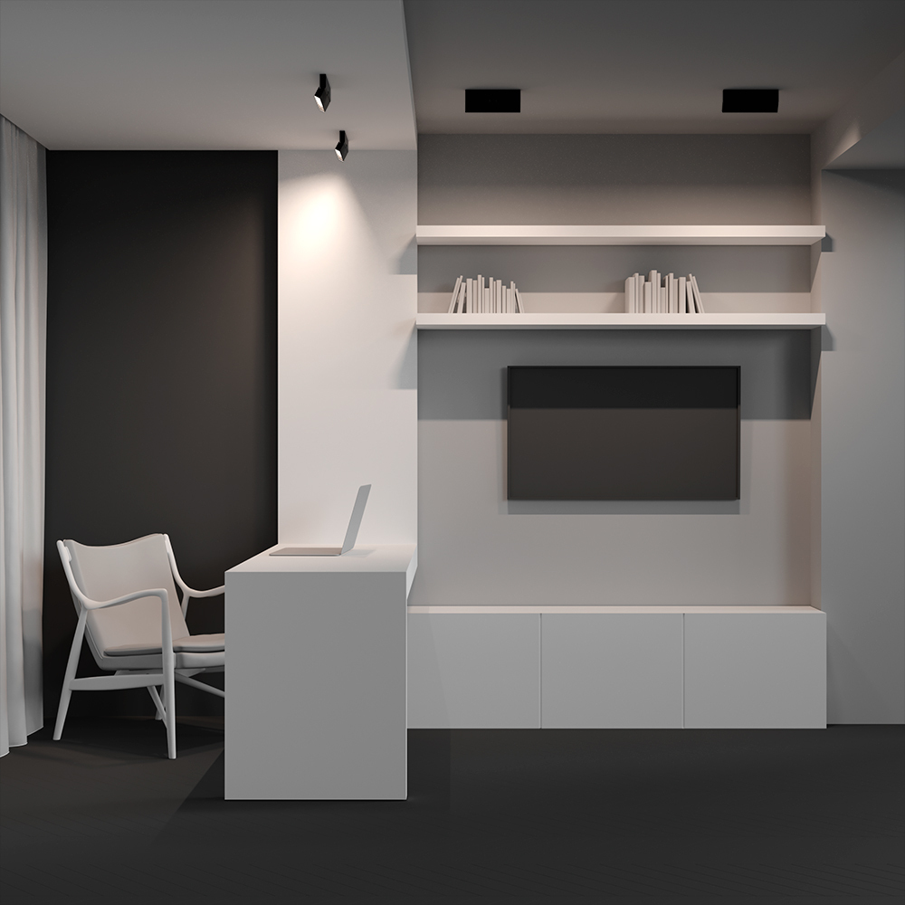 Maytoni Technical Basis Rot Потолочный светильник цвет: черный C133CL-12W4K-B