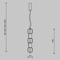 Maytoni Modern Ritmo Подвесной светильник цвет: хром MOD381PL-L30CH3K