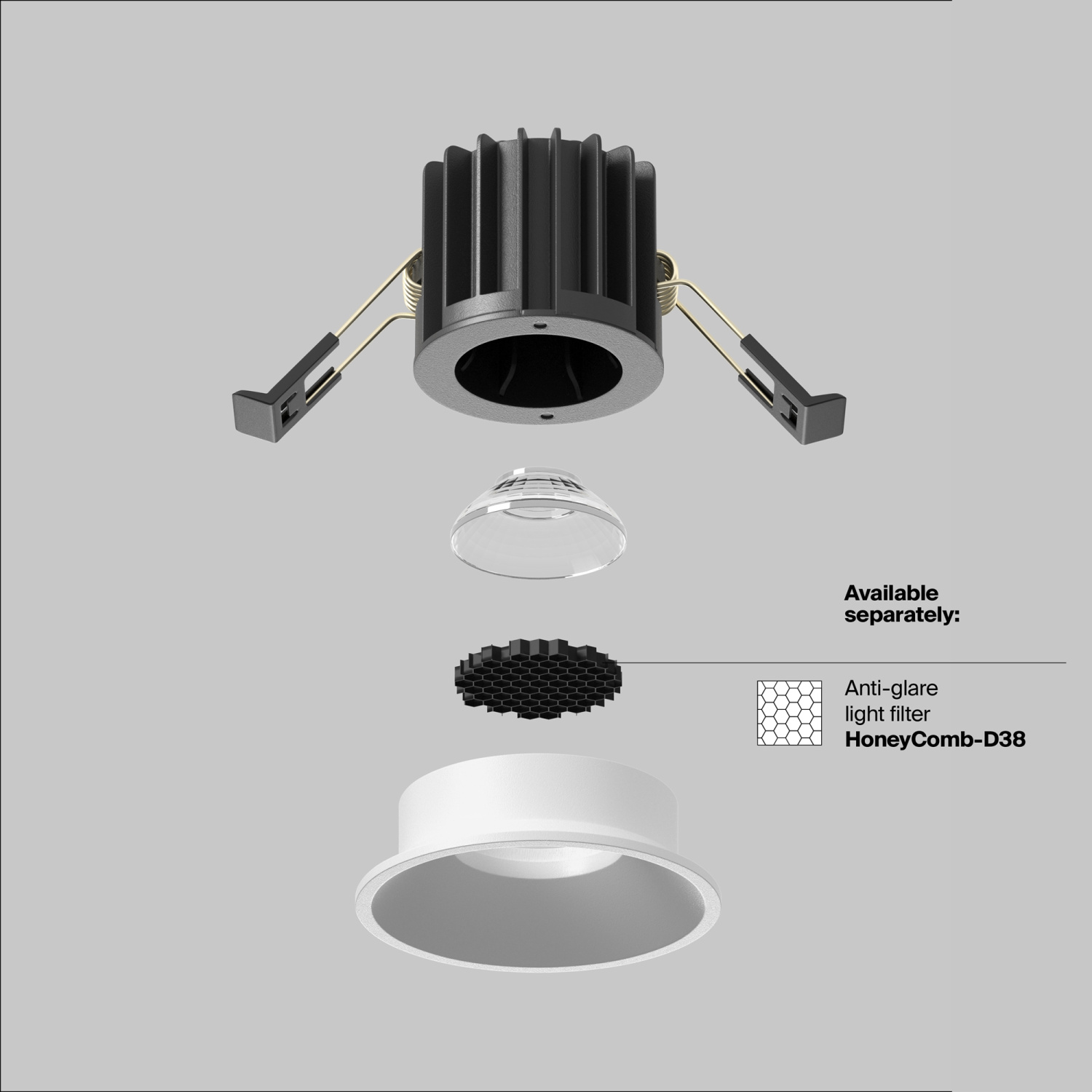 Maytoni Technical Round Встраиваемый светильник цвет: белый DL058-7W4K-W