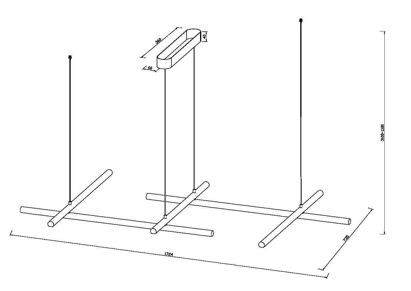 Maytoni Modern Radiance Подвесной светильник цвет: золото MOD278PL-L86G3K1
