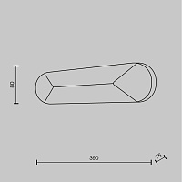 Maytoni Modern Motion Настенный светильник (бра) цвет: белый MOD276WL-L8W3K