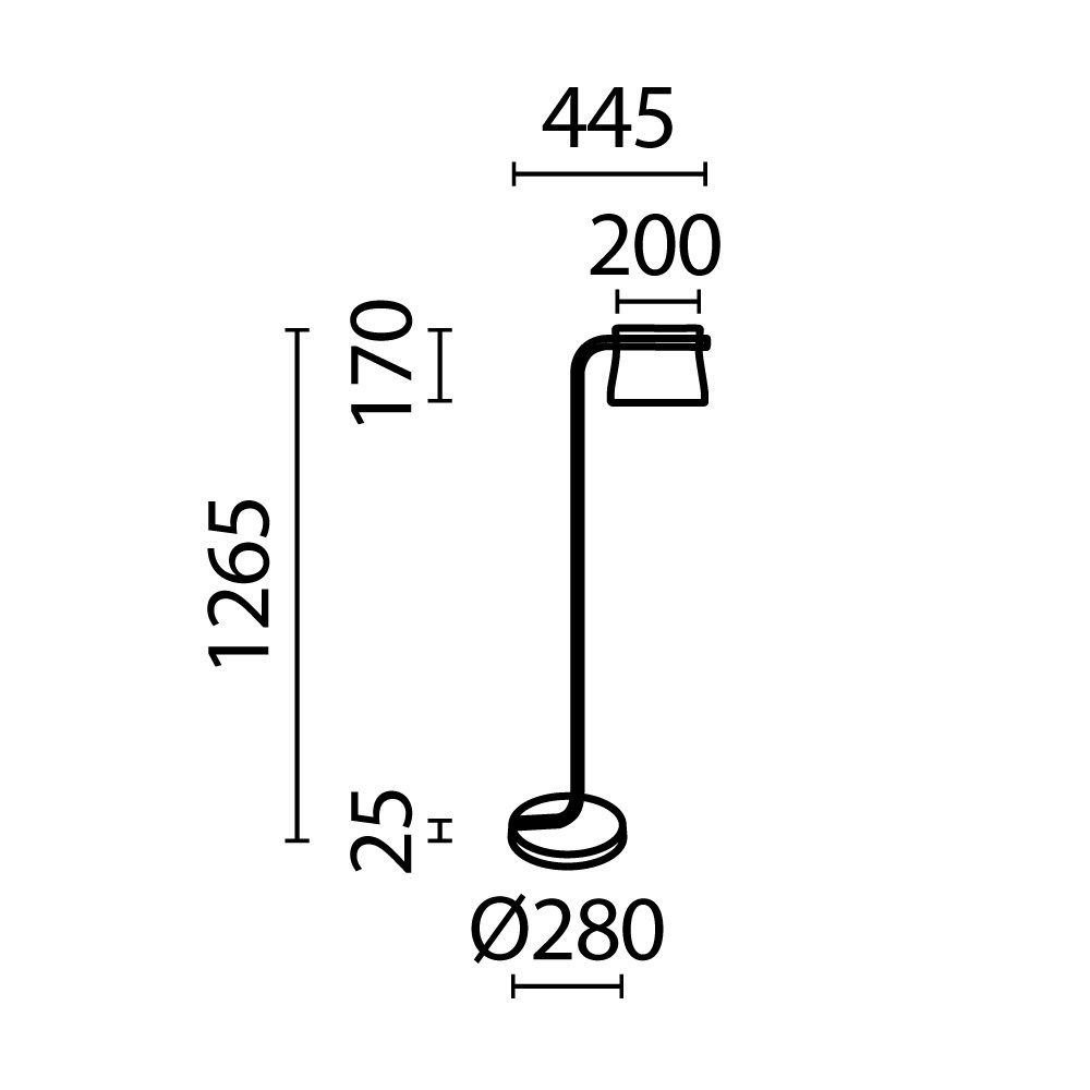 Maytoni Modern Cabaret Напольный светильник (торшер) цвет: латунь MOD170FL-L8BS3K