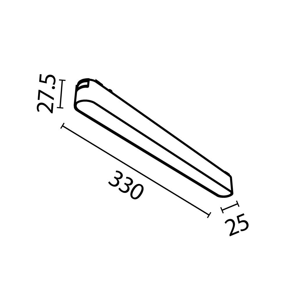 Maytoni Technical Basis Трековый светильник цвет: черный TR080-1-18W3K-B