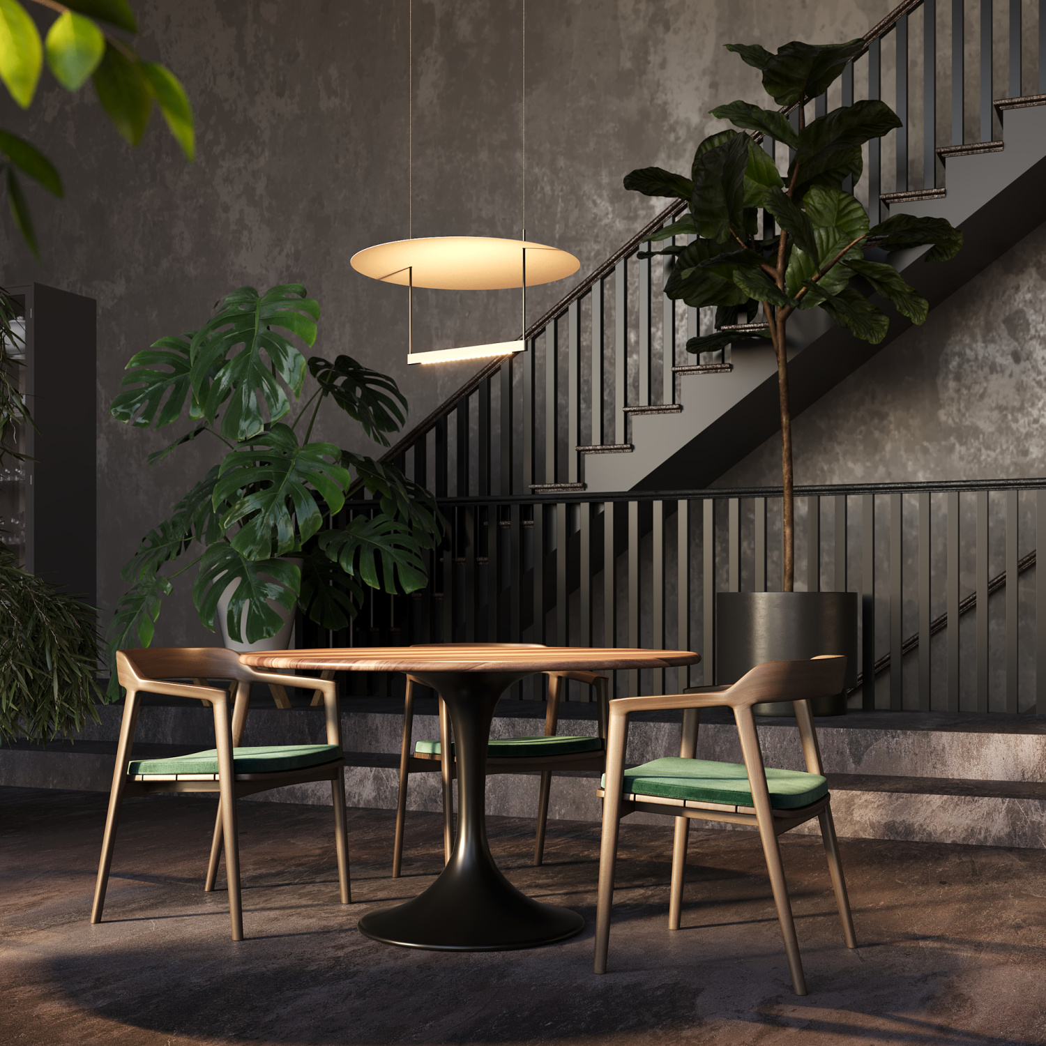 Maytoni Modern Ambience Подвесной светильник цвет: черный MOD280PL-L30B3K1