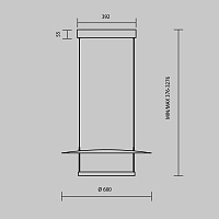 Maytoni Modern Ambience Подвесной светильник цвет: черный MOD280PL-L30B3K1