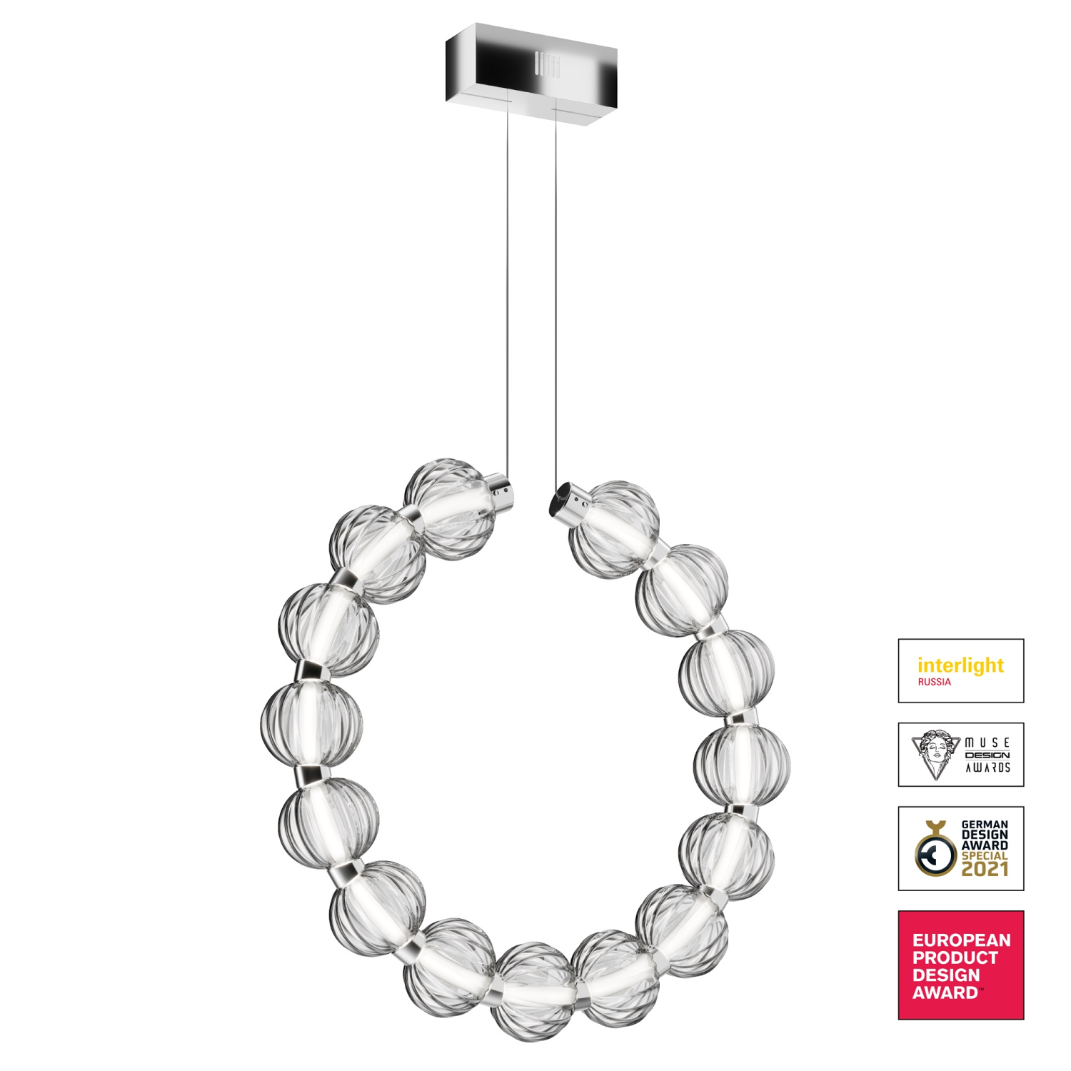 Maytoni Modern Amulet Подвесной светильник цвет: хром MOD555PL-L23CH4K