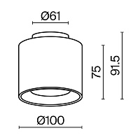 Maytoni Technical Planet Потолочный светильник цвет: белый C009CW-L12W4K