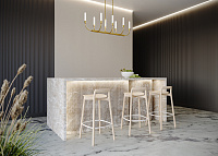 Maytoni Modern Deja Vu Потолочный светильник цвет: латунь MOD423CL-08C