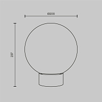 Maytoni Modern Basic form Настольный светильник цвет: золото MOD321TL-01G3
