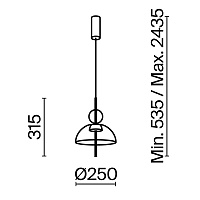 Maytoni Modern Bangkok Подвесной светильник цвет: черный MOD185PL-L11B3K1
