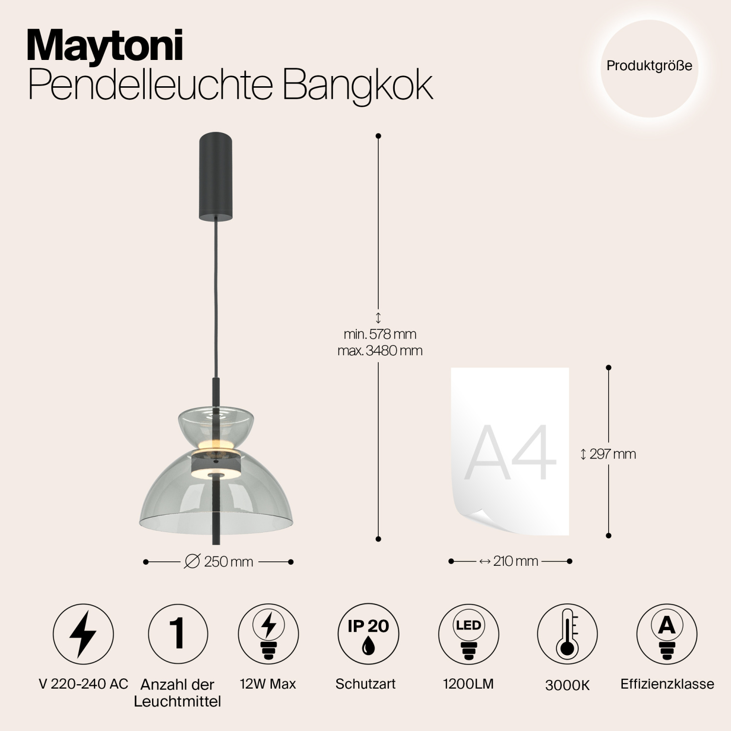 Maytoni Modern Bangkok Подвесной светильник цвет: черный MOD185PL-L11B3K2