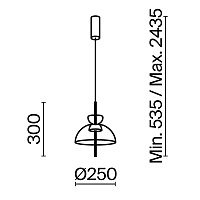 Maytoni Modern Bangkok Подвесной светильник цвет: черный MOD185PL-L11B3K2