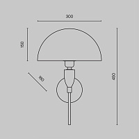 Maytoni Modern Prima Настенный светильник (бра) цвет: хром Z034WL-01CH