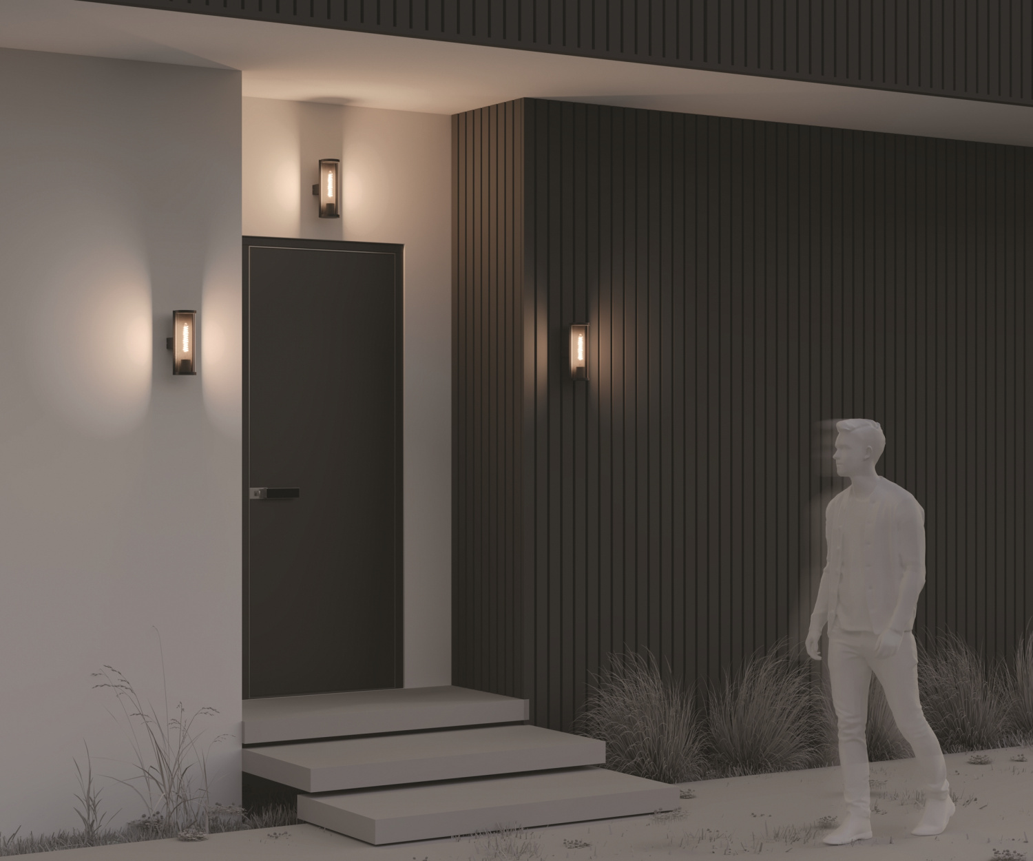 Maytoni Outdoor Conf Настенный светильник (бра) цвет: графит O451WL-01GF