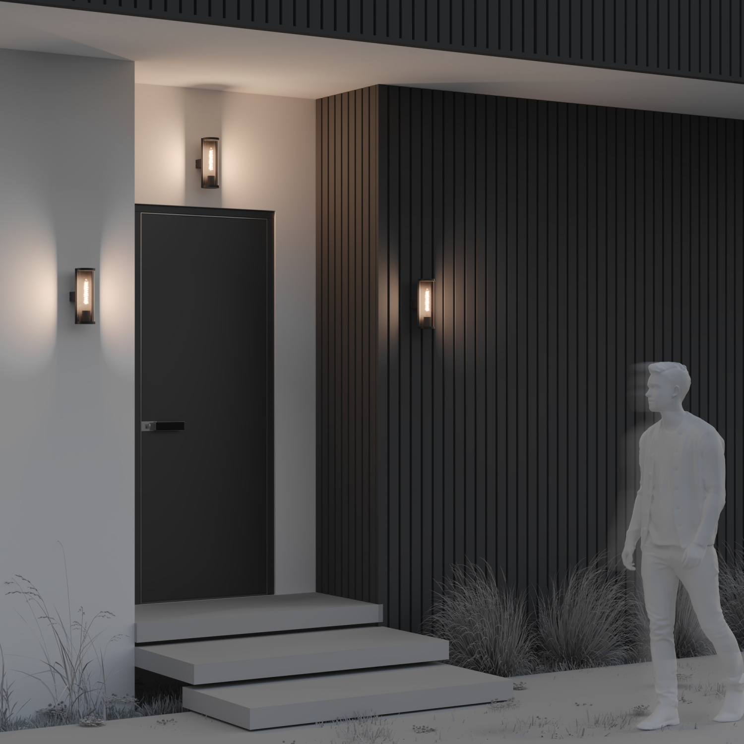 Maytoni Outdoor Conf Настенный светильник (бра) цвет: графит O451WL-01GF