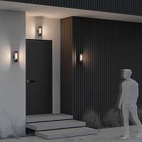 Maytoni Outdoor Conf Настенный светильник (бра) цвет: графит O451WL-01GF