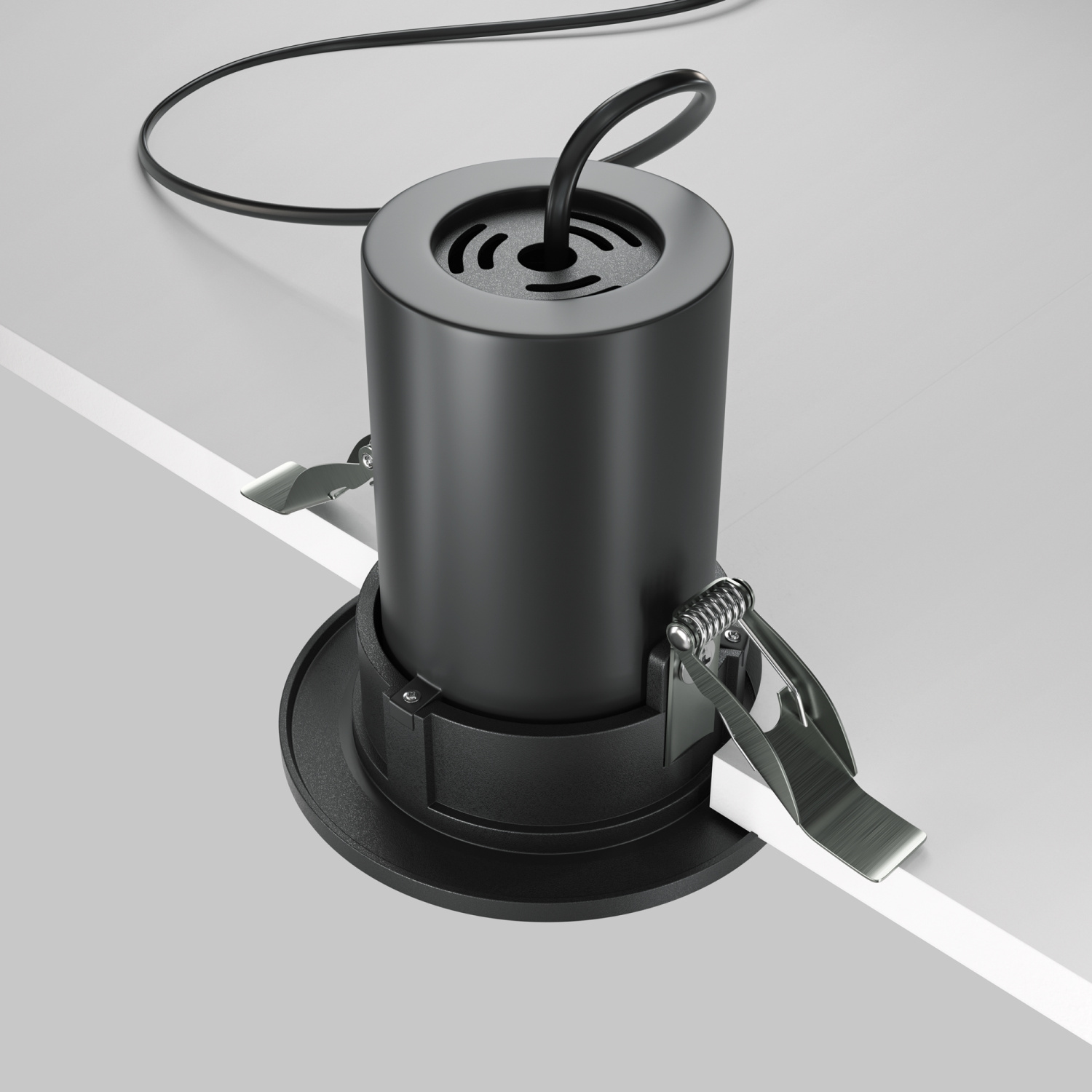 Maytoni Technical Hidden Встраиваемый светильник цвет: черный DL045-01-10W4K-B