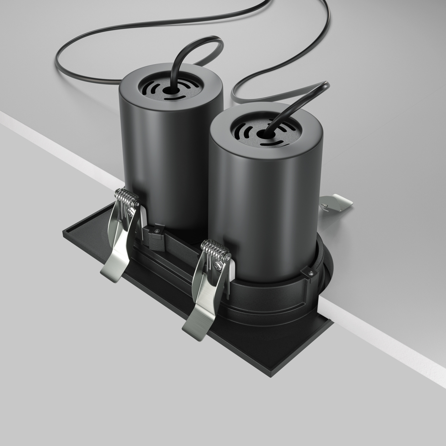 Maytoni Technical Hidden Встраиваемый светильник цвет: черный DL045-02-10W3K-B