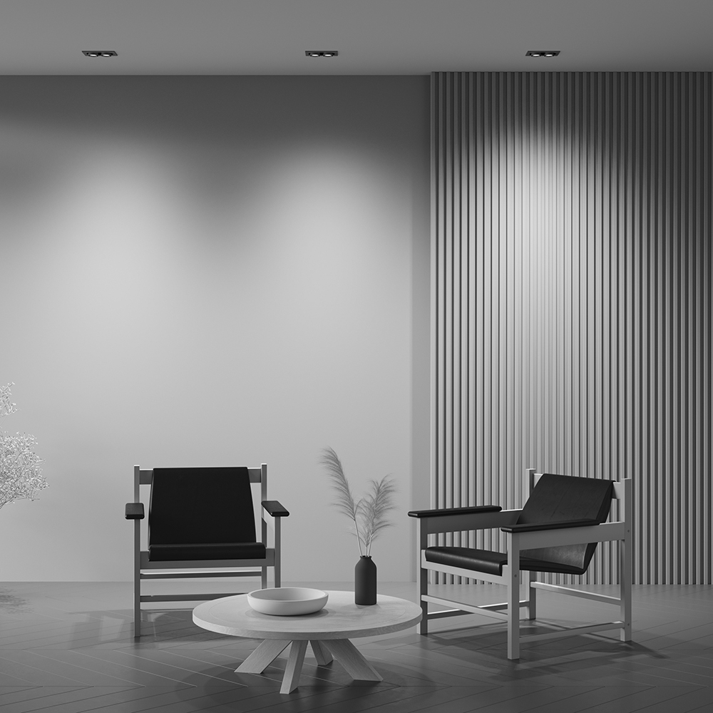 Maytoni Technical Hidden Встраиваемый светильник цвет: черный DL045-02-10W4K-B